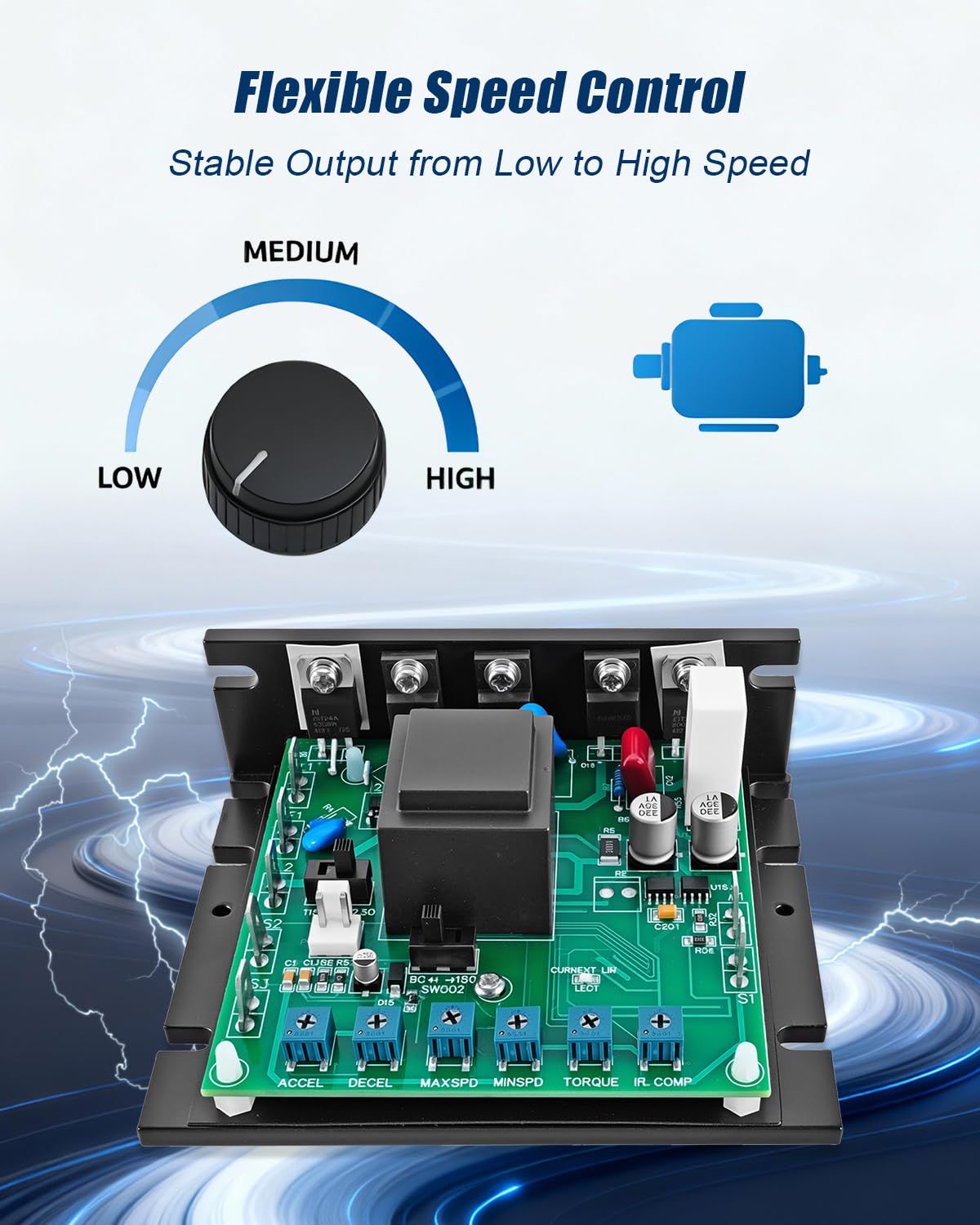 DC Motor Speed Controller Fit for Minarik Motor Module Replace MM23001C