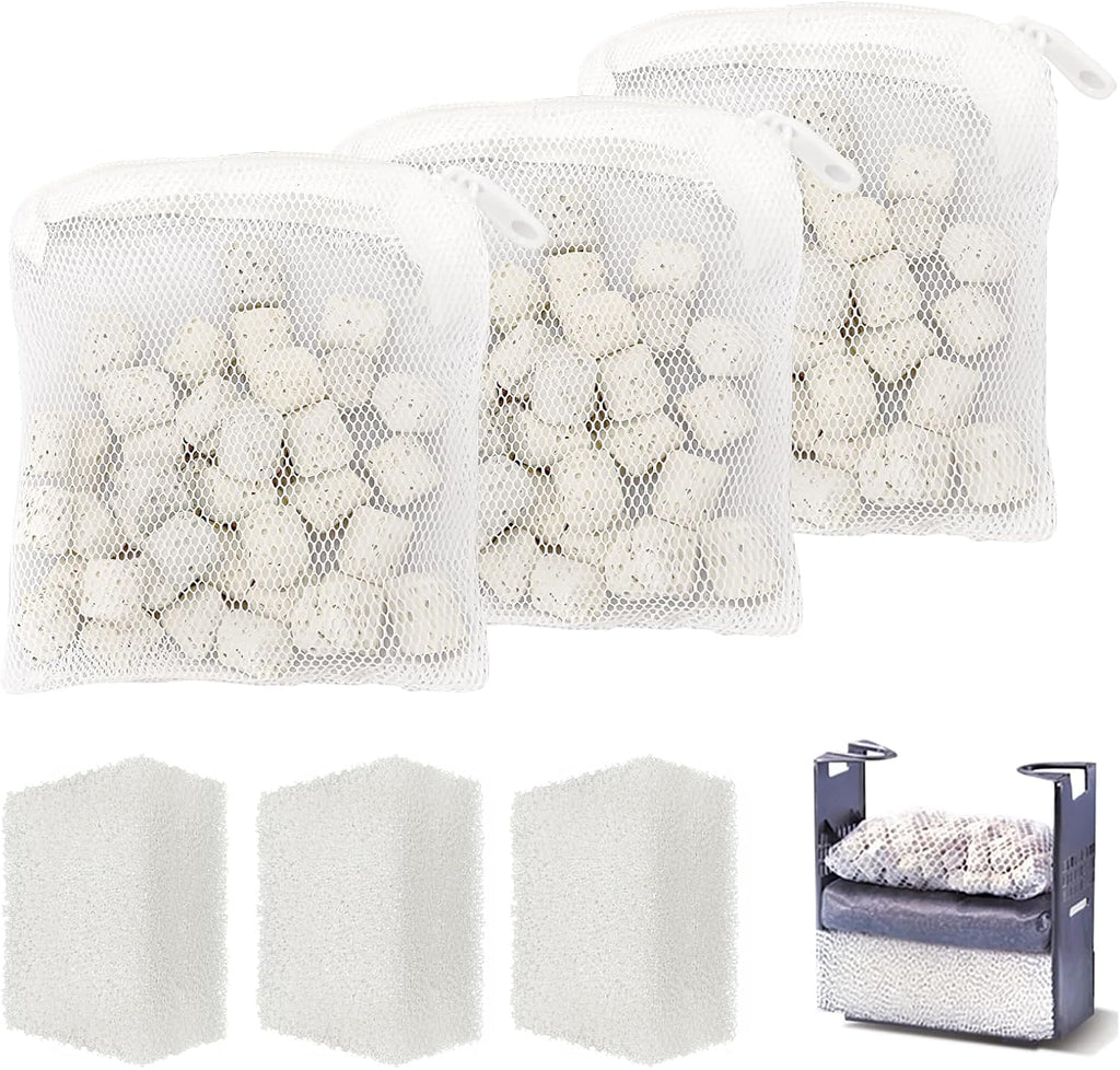4.5oz/128g A1389 Biomax Filter Media Renewal Kit for Fluval EDGE Aquariums