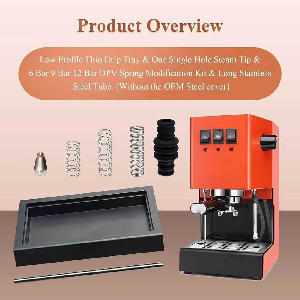 Low Profile Thin Drip Tray Fits Gaggia Classic Pro Espresso Coffee Machine