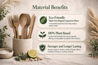 Sugarcane Disposable Cutlery Set, 240pc, Forks, Spoons, Knives