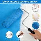 Paint Roller Kit, 36PCS with Extension Pole for Walls & Ceilings