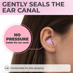 PQ Wax Ear Plugs for Sleeping, Silicone, Pink, 15 Count