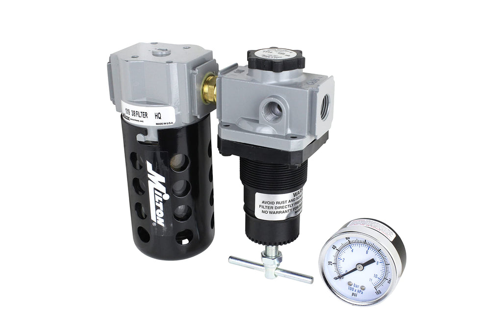 Milton 1107 3/8" Filter and Regulator Duo