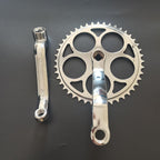 Chrome Wide Crank w/ 44T Sprocket, Sprocket Fit for 410 Chain