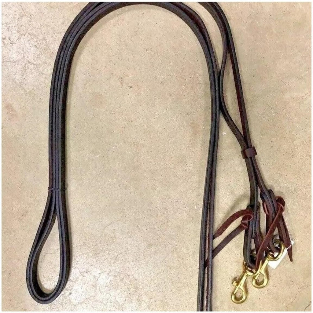 5/8in Split Reins w/Brass Hardware