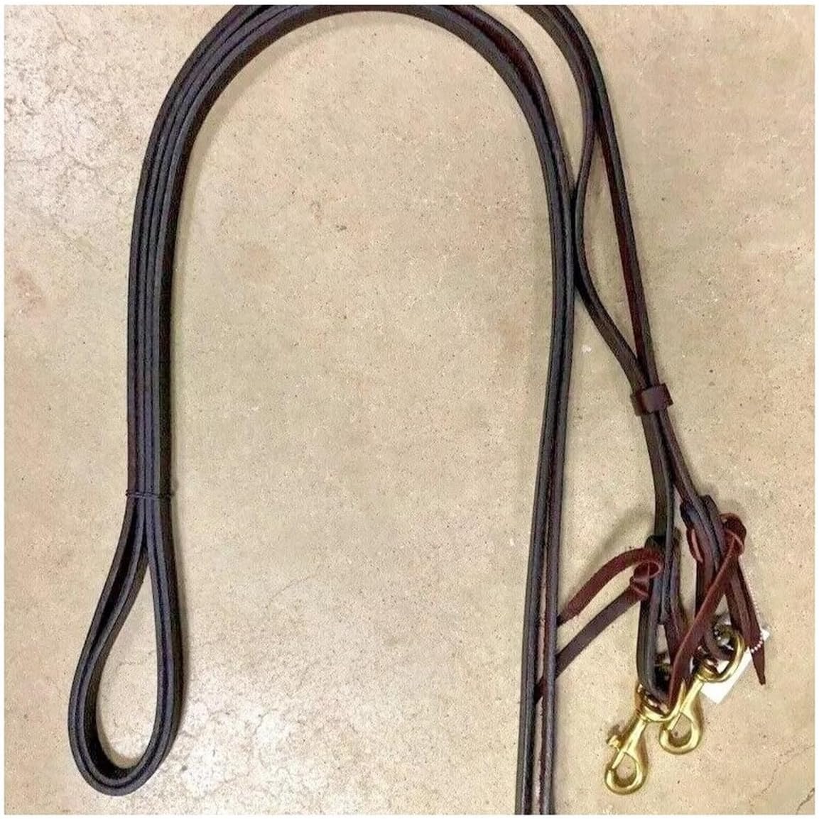 5/8in Split Reins w/Brass Hardware