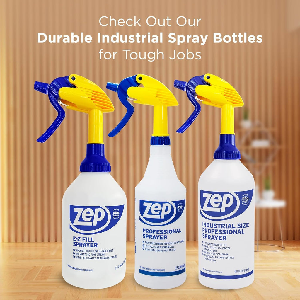 Professional Sprayer Bottle - 32 oz (Pack of 3) - HDPRO1 - Versatile Adjustable Nozzle Spray Bottles with a Fine Mist