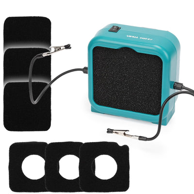 948DQ V Soldering Fume Extractor with Helping Hands, Compact Solder Smoke Absorber with Dual Activated Carbon