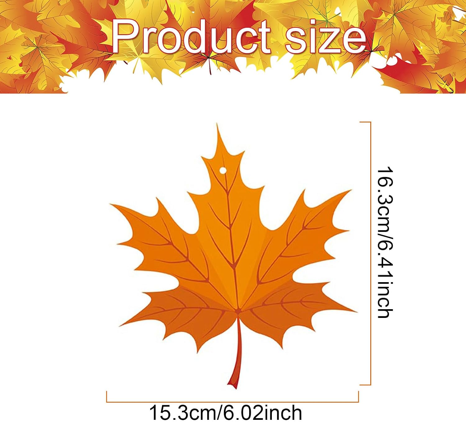 Fall Thanksgiving Hanging Swirls Decoration Big Maple Leaf Hanging Foil Swirls Ceiling Decor for Thanksgiving Party
