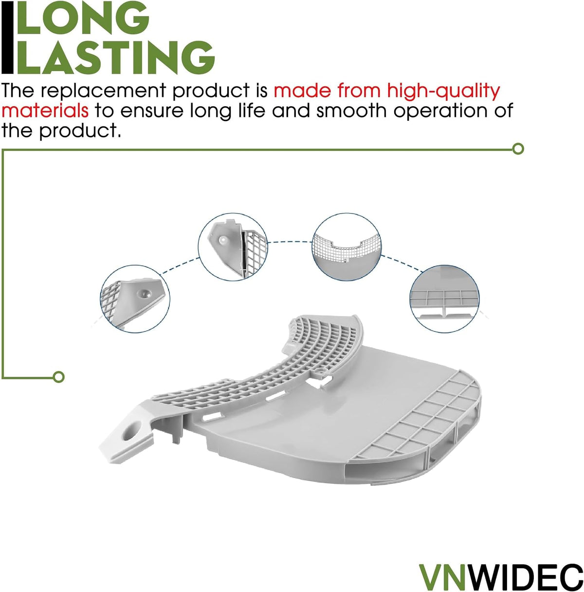 Dryer Lint Screen Cover & Lint Filter Screen LG DLE3500W DLE3170W DLE3600W