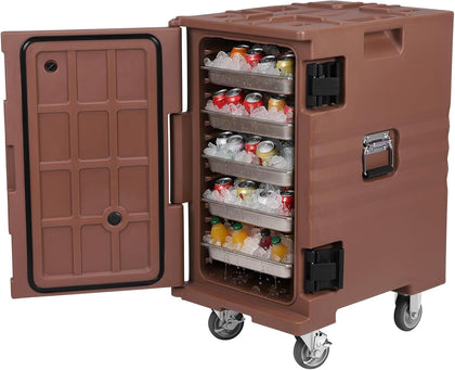 118QT Insulated Food Pan Carrier with Wheels & Handles - Keeps Food