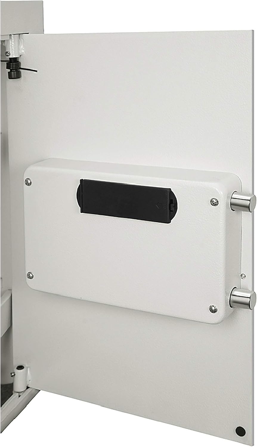 In-Wall Safe with Keypad and 2 Manual Override Keys - Protect Money, Jewelry, and Passports at Home or Business by