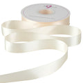 Ivory Satin Ribbon 1 Inch Double Faced 50 Yards