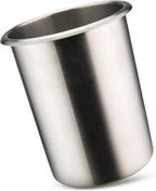 2 qt Silver Stainless Steel Bain Marie Pot Listed