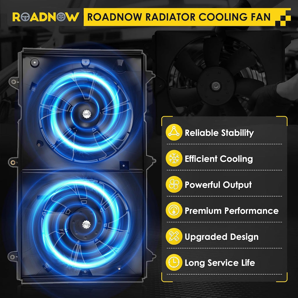 620-225 Radiator Cooling Fan Fit for Honda Accord L4 2.4L 2003-2007