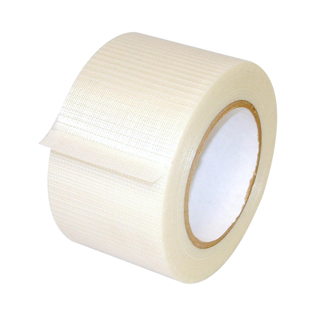 JVCC Bi-Directional Filament Tape, 4 in. (96mm actual) x 60 yds. (Natural)