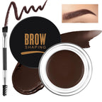 Eyebrow Pomade Kit with Eyebrow Brush, Waterproof &Long Lasting (#03 Brown)