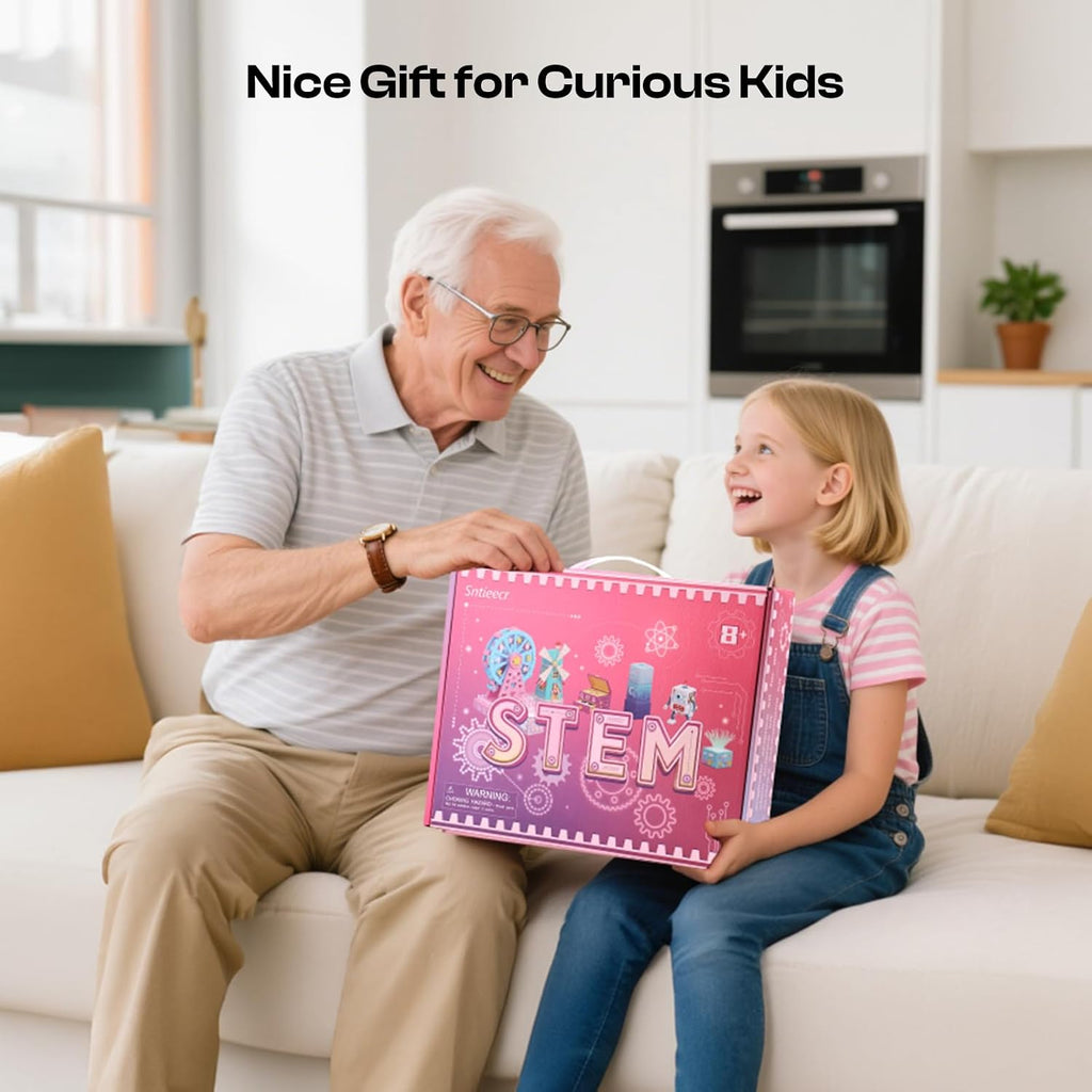 6-in-1 Stem Kits for Kids Age 8-12, Girls Engineering Kit