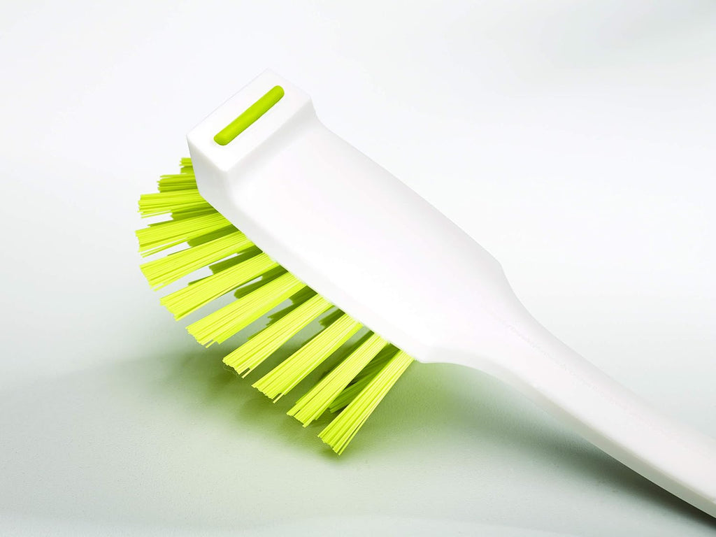 Edge Dish Brush with Integrated Sink Rest, Grey