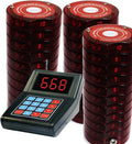30 Coaster Pagers+1 Keypad Queue Call Pager Restaurant Wireless Calling System Waiter Wireless Guest Paging System