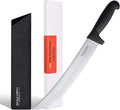 Curved Cimeter Butcher Knife 10 Inch, High Carbon Japanese Steel