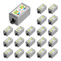 iwillink 20-Pack Cat6 Ethernet Junction Box, Punch Down Type, Shielded