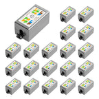 iwillink 20-Pack Cat6 Ethernet Junction Box, Punch Down Type, Shielded