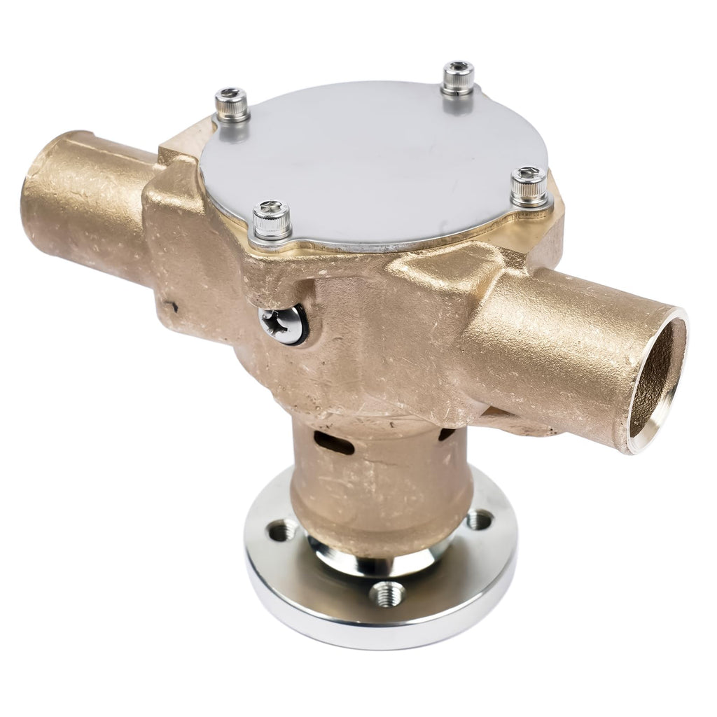 RA057031 Sea Raw Water Pump Replacement for Sherwood P1014 P101 P1011 Crusader 40050, Pleasurecraft RA057031 RP061017, 1-1/4" Port, KCHSP7314