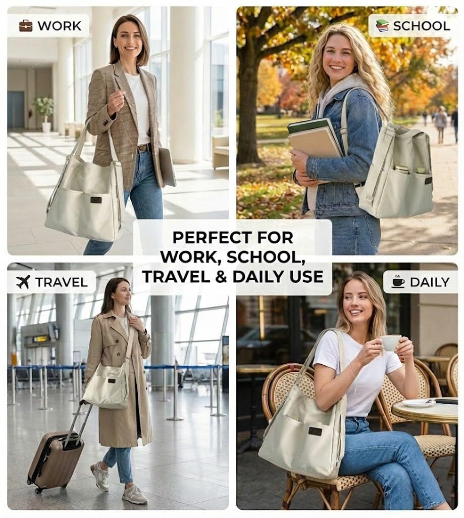 Women's Convertible Backpack 3Way Tote Bag