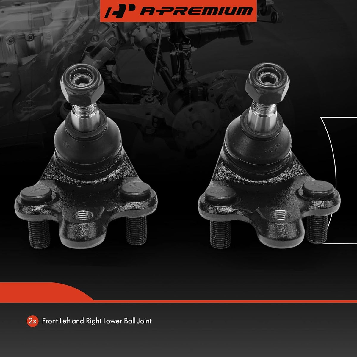 A-Premium Front Lower Ball Joint Forge Steel Compatible with Toyota & Scion