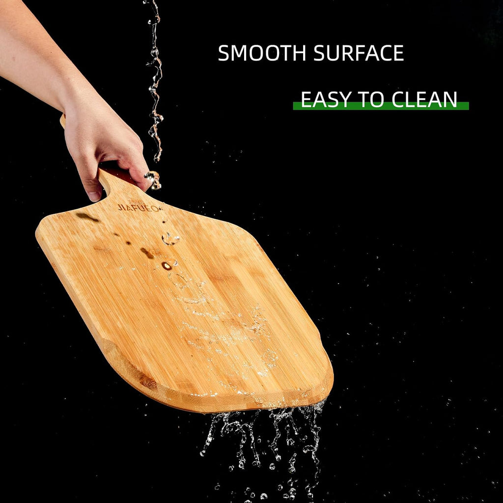 Pizza Peel 12 inch, Bamboo Pizza Paddle Spatula