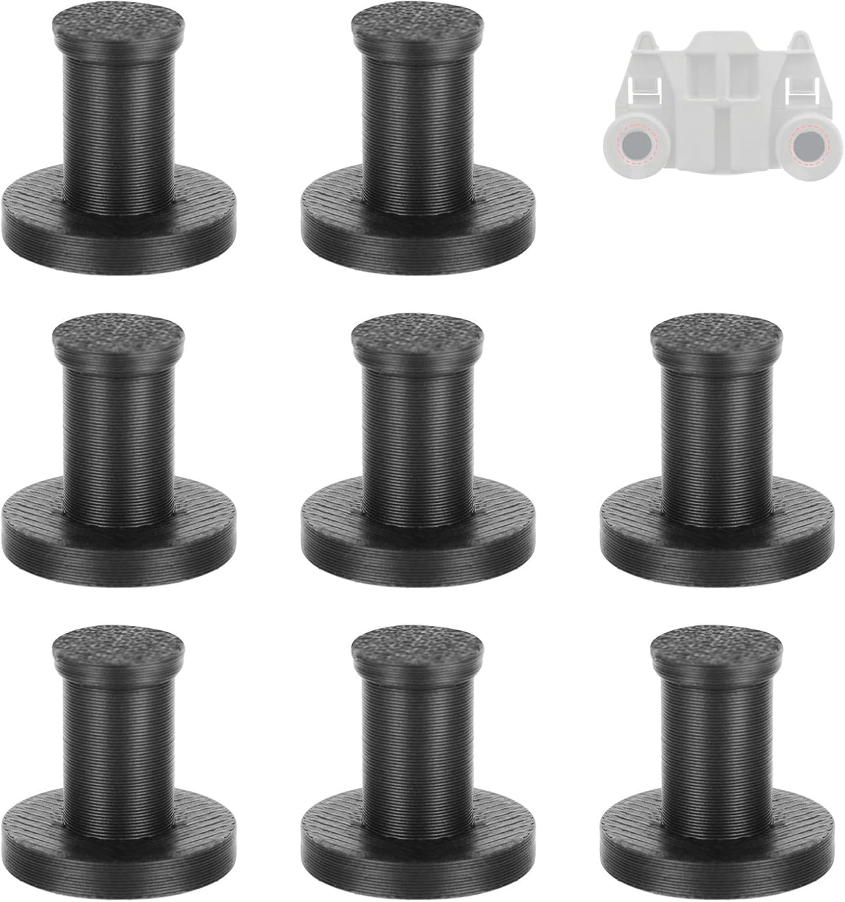 Dishwasher Rack Wheel Retention Pin For Maytag, Whirlpool, Kenmore, Kitchenaid Dishwasher Wheel AP5983730, PS11722152, W10195416V -8 PCS