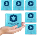 Reusable Ice Packs Compact 3 x 3 inches, Soft Cooling Pack, 6 Pack