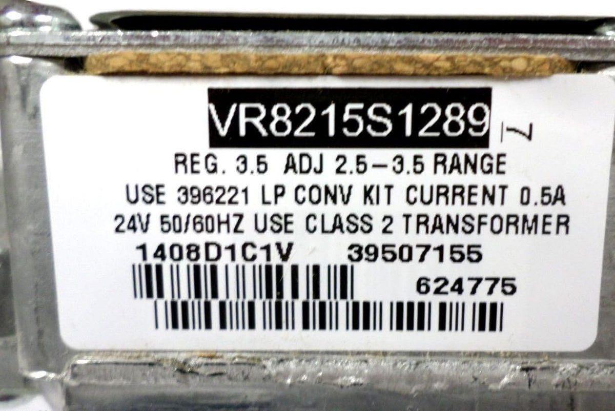 Nordyne 624775 VR8215S1289 Gas Valve DSI