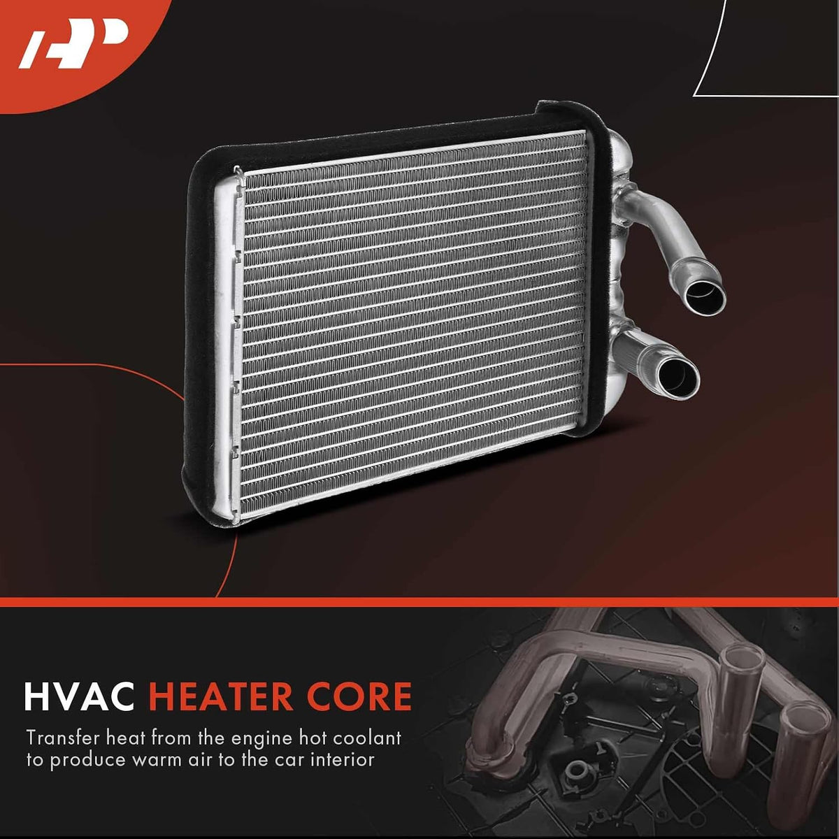 A-Premium HVAC Heater Core Compatible with Chevy GMC Cadillac & Hummer