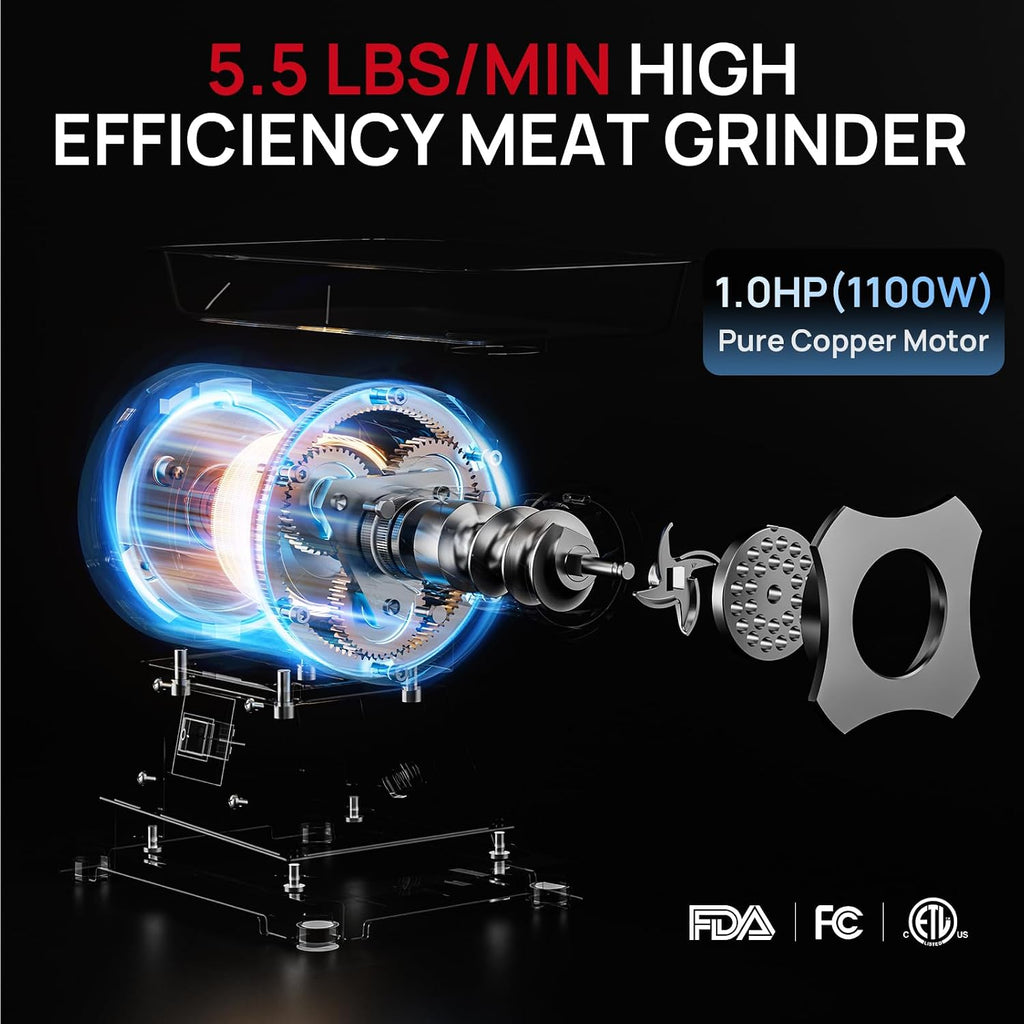 Commercial Meat Grinder #12,0.9HP Electric Meat Grinder