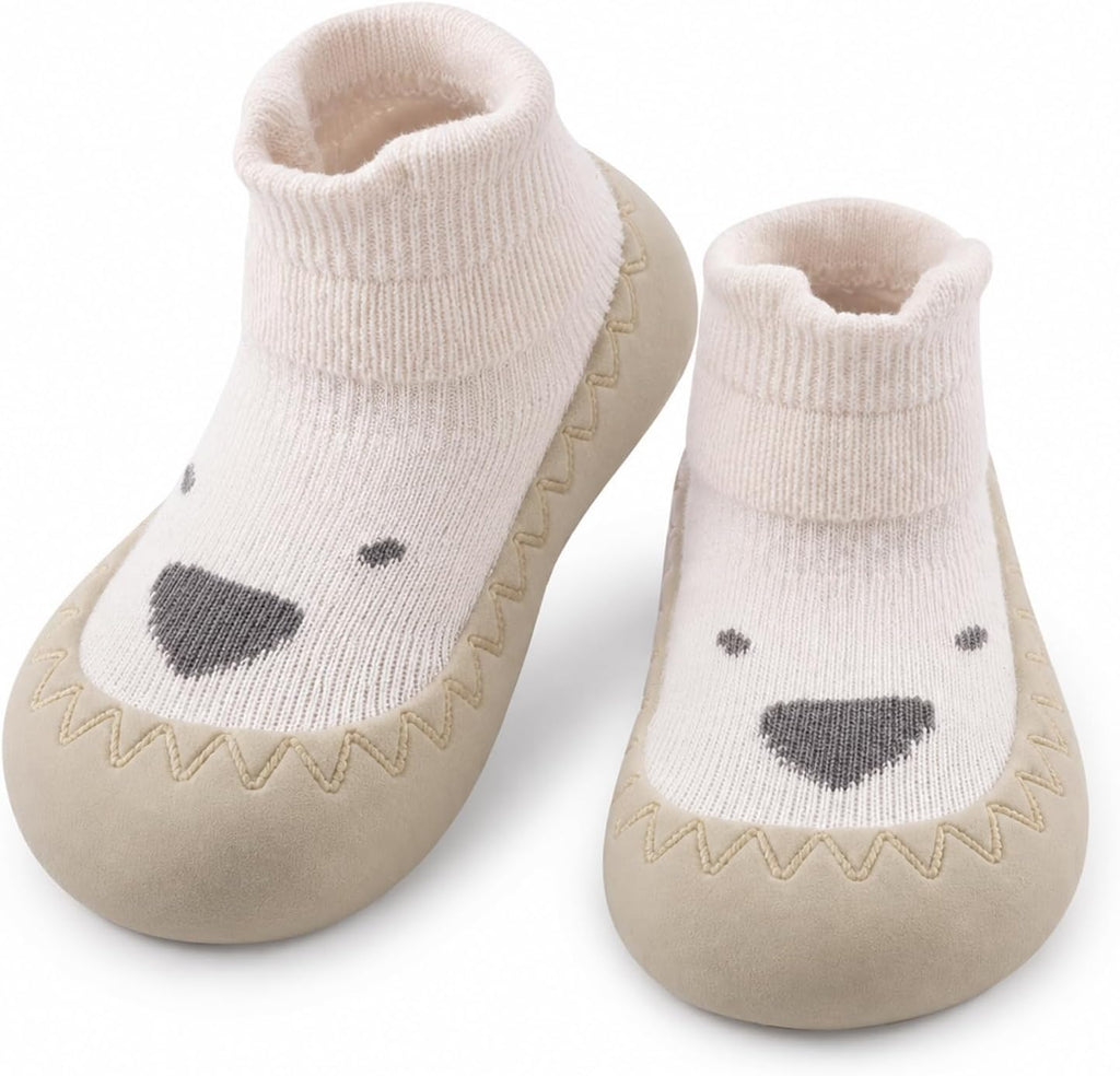 Baby Sock Shoes Non-Slip Toddler First Walking Shoes for Boys Girls