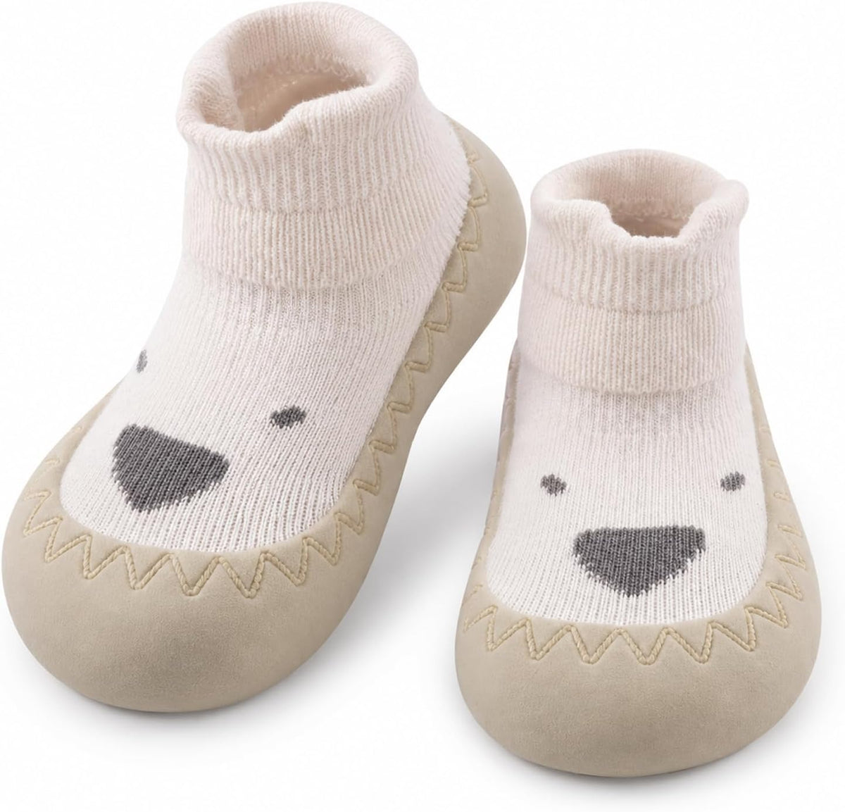 Baby Sock Shoes Non-Slip Toddler First Walking Shoes for Boys Girls