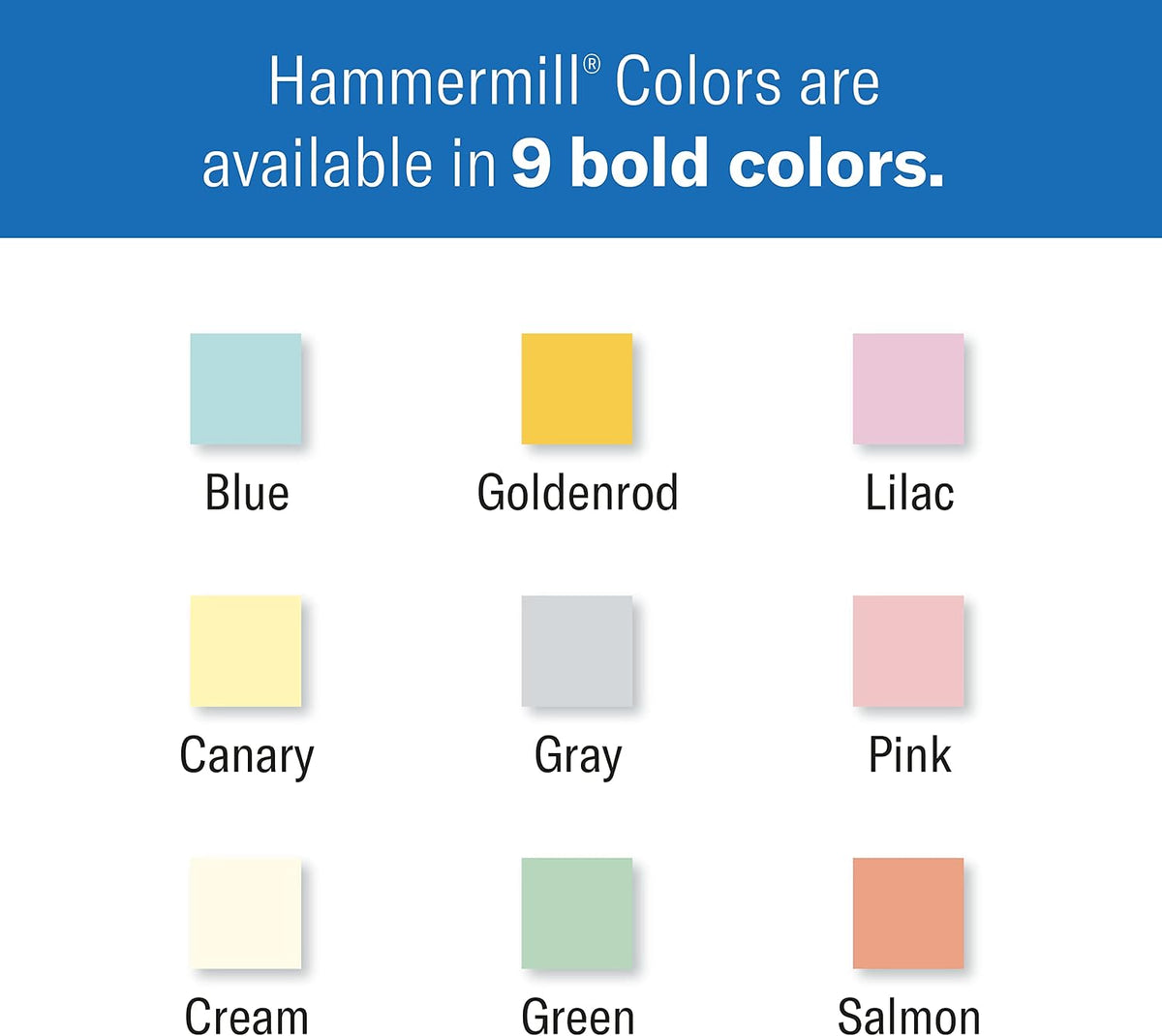 Colored Paper, 24 lb Blue Printer Paper, 8.5 x 11 - Made in the USA, Pastel Paper, 103671R-1 Ream (500 Sheets)