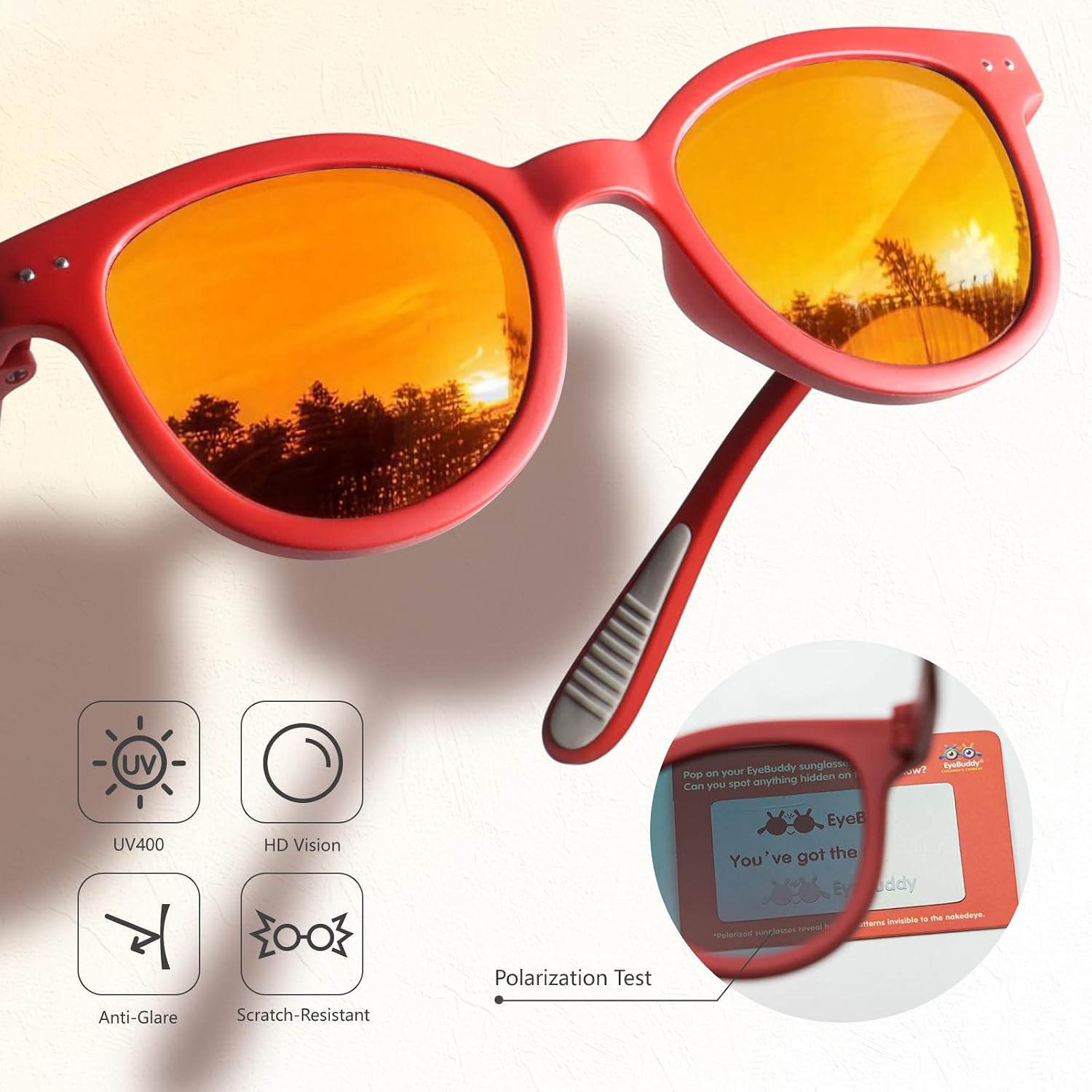 Kids Toddler Sunglasses Age 2-4/3-5 Boys Girls Polarized UV Protection Sun Glasses for Age 2-8