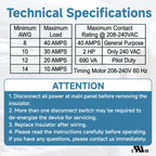 M814520 Commercial Refrigeration Defrost Timer, Without Metal Enclosure