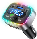 Bluetooth 5.4 Car Adapter 60W Charging USB Bluetooth Adapter for Car,Wireless Fm Transmitter Radio,Handsfree Calling