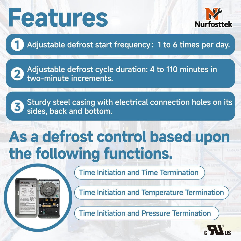 S814500 Refrigeration Defrost Timer for Commercial Refrigeration Equipment