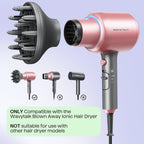 Grey Diffuser - Compatible with Wavytalk Blown Away Ionic Hair Dryer (Fits 49.6mm Internal Diameter)