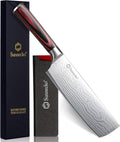 Nakiri Knife - 7" Chef Knife for Meat Cleaver Vegetable Chopping