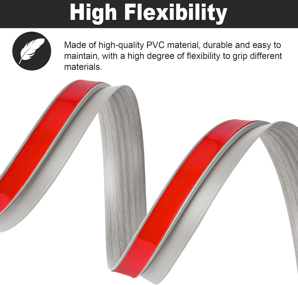 10Ft Carpet Floor Transition Strip, Self Adhesive Floor Edging Trim Strip, PVC Threshold Cover for Doorway, Floor