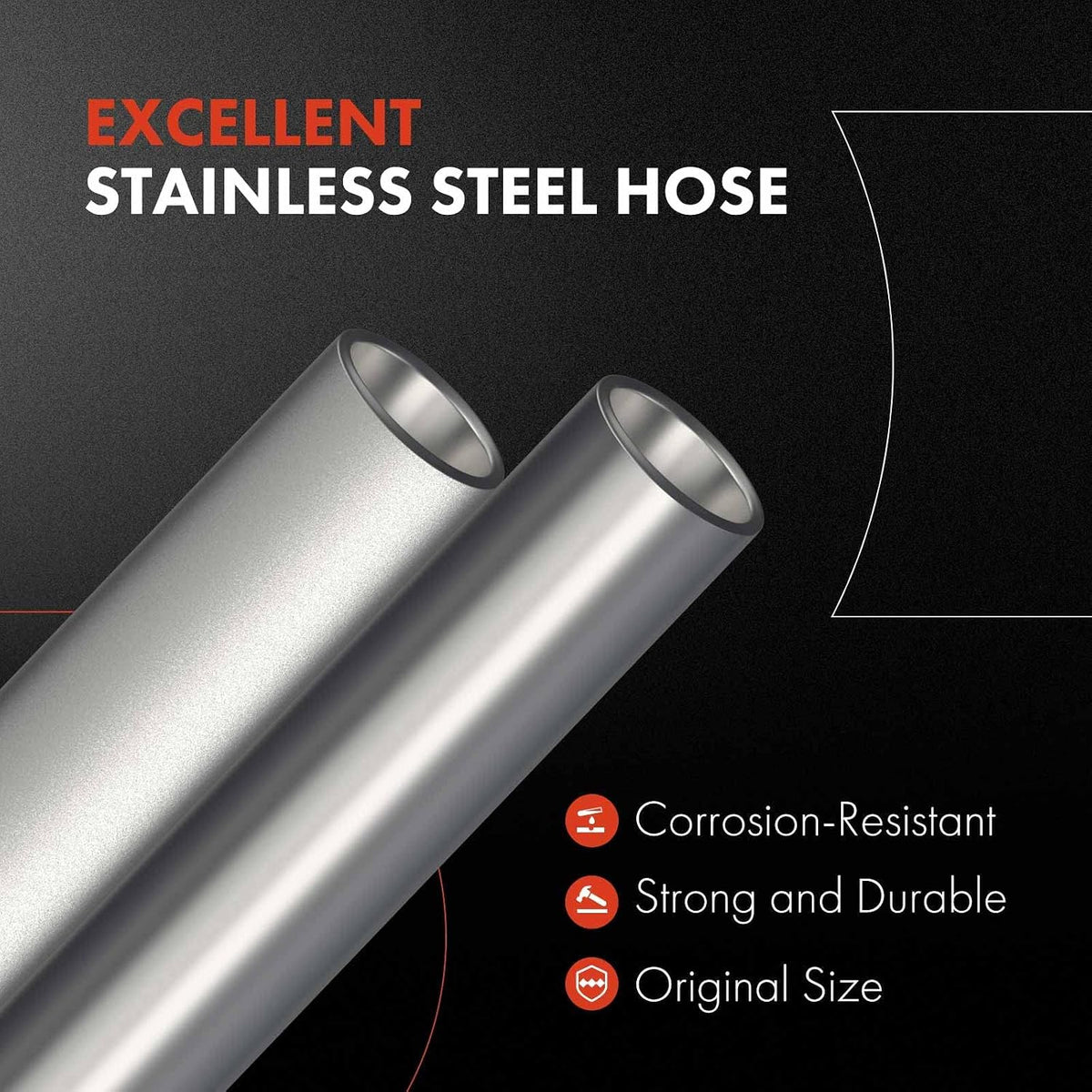 A-Premium Power Steering Pressure Hose Line Assembly