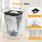 90oz Replacement Jar For Blendtec Blenders Replacement jar Fits WildSide+