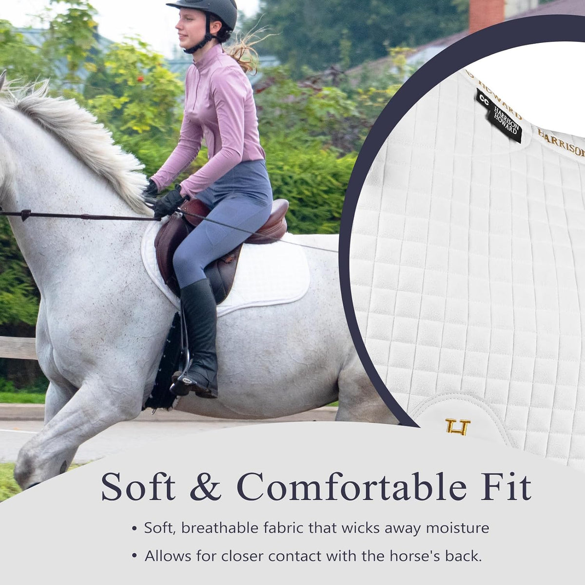 Close Contact Horse Saddle Pad, Jumping Saddle Pad