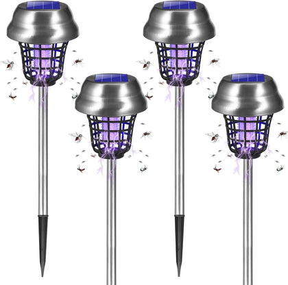 2026 Solar Bug Zapper Outdoor Waterproof Mosquito Repellent Outdoor Patio Mosquito Trap & Killer for Backyard